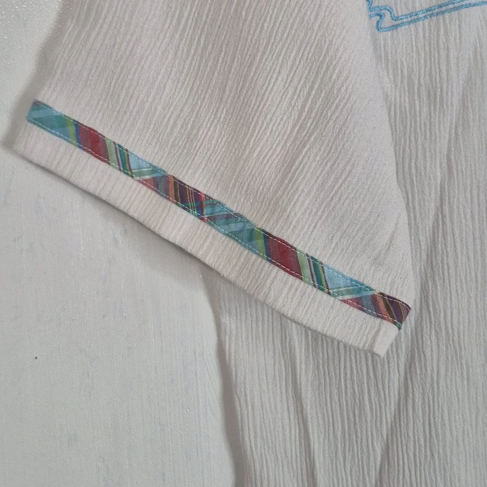 KORET Womens Size Xl Embroidered Blouse - Picture 5 of 7